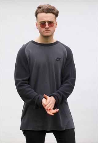 NIKE USA 90S VINTAGE MINIMALIST RIBBED SWEATSHIRT