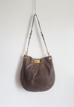 Vintage Marc Jacobs Hillier Hobo Bag Light Brown Leather Bag