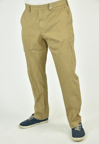 VINTAGE 90'S J. CREW TAN KHAKI PANTS SIZE 36