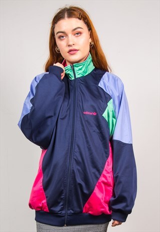 ADIDAS VINTAGE 90'S MULTICOLOUR TRACKSUIT JACKET
