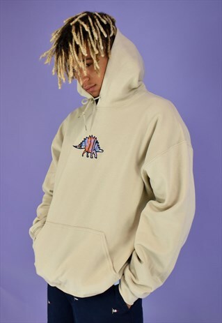 G&G UNISEX SAND PASTEL DINO HOOD