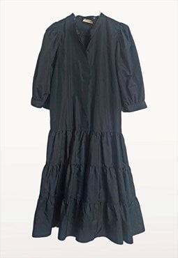 Vintage Black Prarie Dress