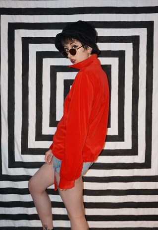 VINTAGE 90'S VELOUR TRACKSUIT TOP