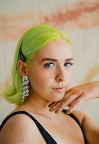 SUPER BLING DIAMANTE DROP EARRINGS
