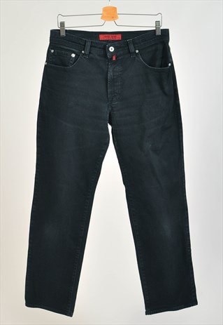 VINTAGE 00S PIERRE CARDIN JEANS IN BLACK