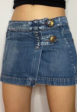 Vintage Y2K Denim Mini Skirt 