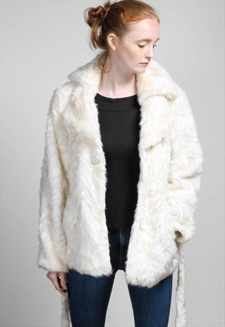 VINTAGE FAUX FUR JACKET
