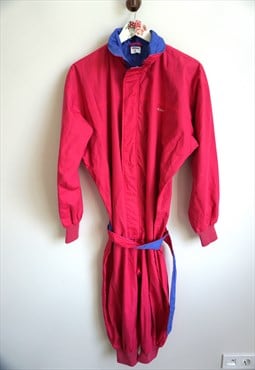 Vintage Onepiece Skisuit Skiing Ski Suit Overall Romper Snow