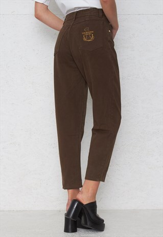 VINTAGE BROWN TRUSSARDI DENIM JEANS