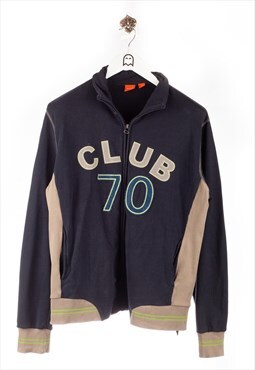 Vintage  Hugo Boss  Club 70 Sweat Jacket Black