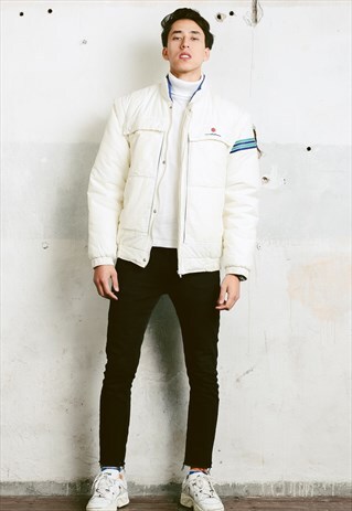 VINTAGE 80S SUZUKI PUFFER RACING JACKET