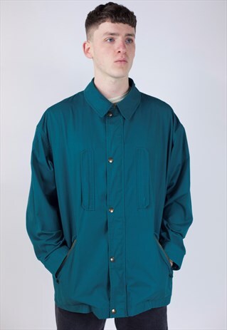 VINTAGE 90S FILA GREEN JACKET