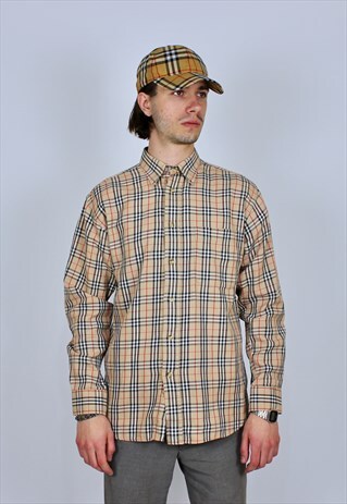 BURBERRY VINTAGE SHIRT MEN RARE