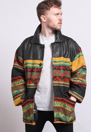 VINTAGE AZTEC INCA JACKET