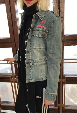 VINTAGE 90' CLASSIC OLDSCHOOL DENIM UNISEX JACKET