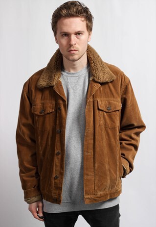 VINTAGE CORDUROY SHERPA JACKET