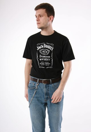 90S VINTAGE HARVEST JACK DANIELS OLDSCHOOL T-SHIRT 13729