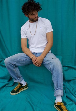 VINTAGE WHITE RALPH LAUREN T SHIRT