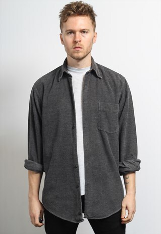 VINTAGE CORDUROY SHIRT GREY