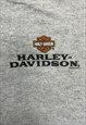 HARLEY-DAVIDSON SWEATSHIRT ZIP UP JUMPER WITH LOGO