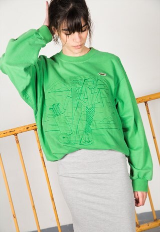 VINTAGE 90'S LACOSTE SWEATSHIRT / S0835
