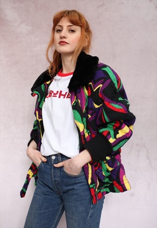 VINTAGE 90'S RAINBOW JACKET