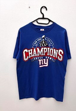 Vintage New York giants blue NFL T-shirt medium 
