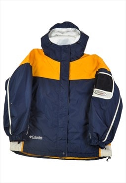 Vintage Columbia  Jacket Waterproof Blue/Yellow Ladies Large