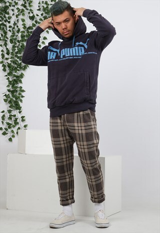 VINTAGE PUMA PRINT SPELLOUT HOODIE