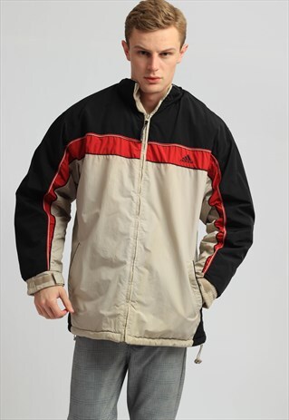 VINTAGE ADIDAS REVERSIBLE PADDED JACKET