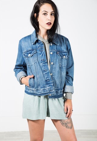 VINTAGE 80S LEVI'S DENIM JACKET / S1505