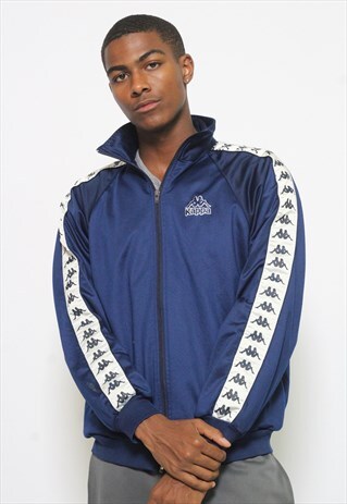 VINTAGE KAPPA TAPE LOGO TRACK JACKET