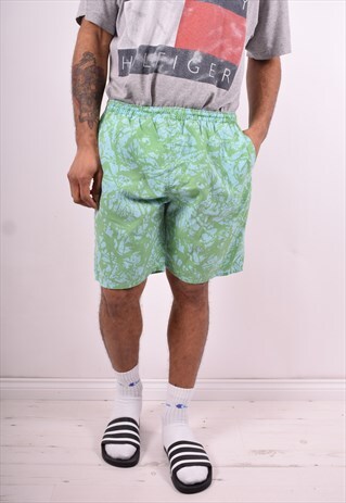 MENS VINTAGE SHORTS W30 GREEN 90'S