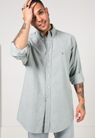 VINTAGE 80S POLO RALPH LAUREN SHIRT / 0080 / 302