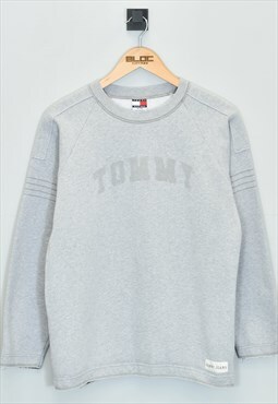 Vintage Tommy Hilfiger Sweatshirt Grey XSmall