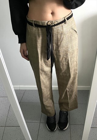 UNISEX SMART BROWN TROUSERS