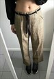 Unisex Smart Brown Trousers 