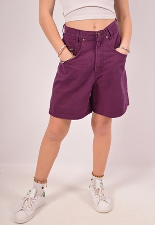 VINTAGE DENIM SHORTS PURPLE