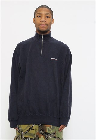 VINTAGE POLO SPORT 1/4 ZIP SWEATSHIRT