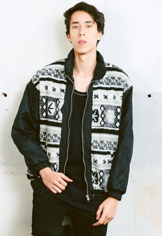 VINTAGE AZTEC FLEECE JACKET