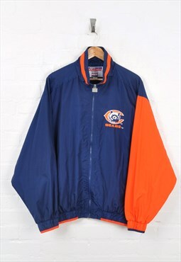 Vintage NFL Chicago Bears Jacket Blue XL