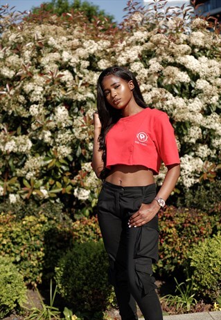 RED CROPTOP