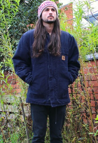 VINTAGE 90S CARHARTT USA WORKMAN JACKET - LARGE - COAT