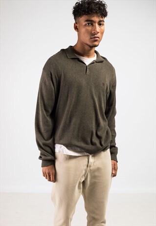 VINTAGE RALPH LAUREN LONG SLEEVED POLO TOP