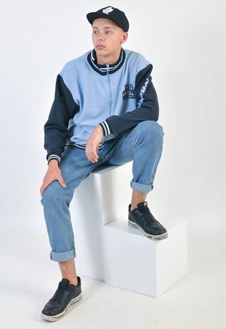 VINTAGE TRACK JACKET IN BLUE