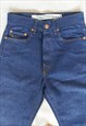 VINTAGE 90S BLUE HIGH RISE DIESEL JEANS, VERY SMALL SIZE