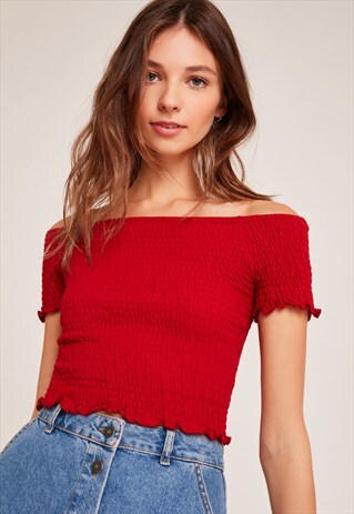 STRETCH CROP TOP