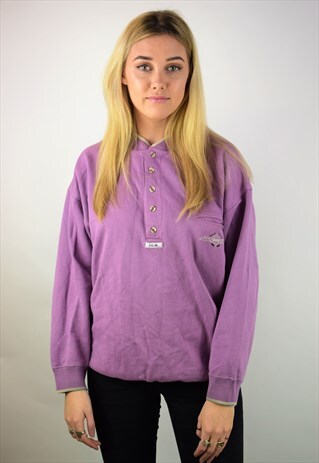 VINTAGE 90'S 1/4 BUTTON SWEATSHIRT