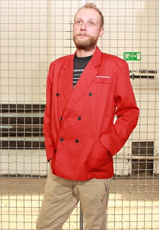 VINTAGE 80' AMAZING RED UNISEX CLASSIC JACKET