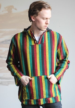 VINTAGE BAJA MEXICAN HOODIE